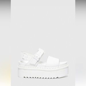 Dr. Martens VOSS MONO LEATHER PLATFORM STRAP SANDALS